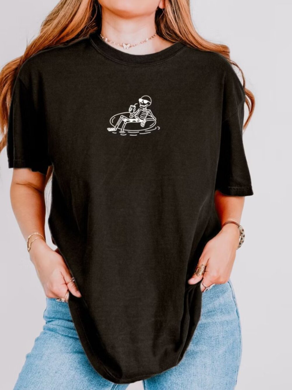 NWT Floating Skeleton Simply Sage T-Shirt